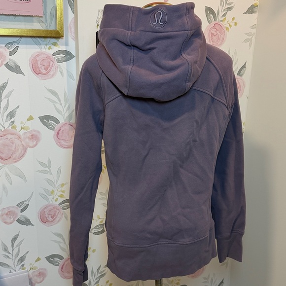 Lululemon Scuba Fleece Cotton Jacket Dusty Lavender - Picture 4 of 4